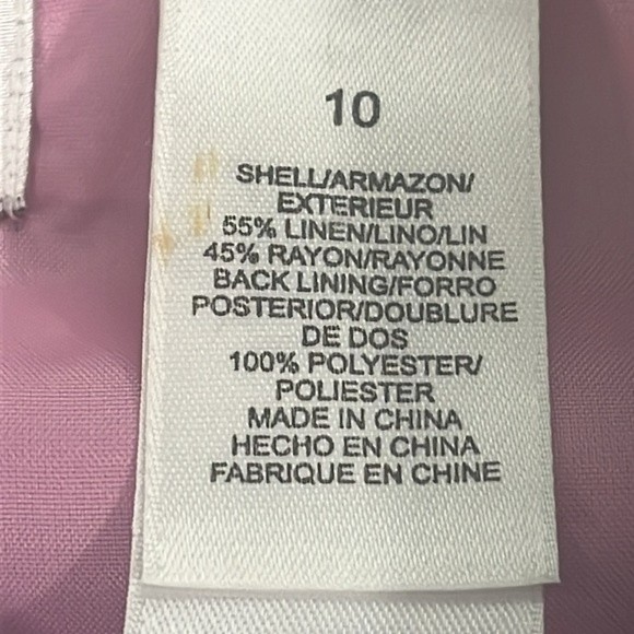 Emma James Linen Blend Blazer with Pockets, Covered Buttons, Aqua, 10 - Picture 7 of 8